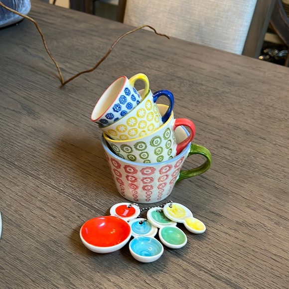 Anthropologie Kitchen Biscuit Anthropology Measuring Cupsspoons